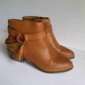 Chinese Laundry brown leather boots shoes size 7.5